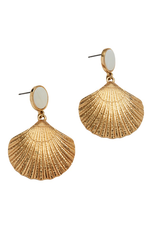 Kagyló fülbevaló F&F 2190 Ft