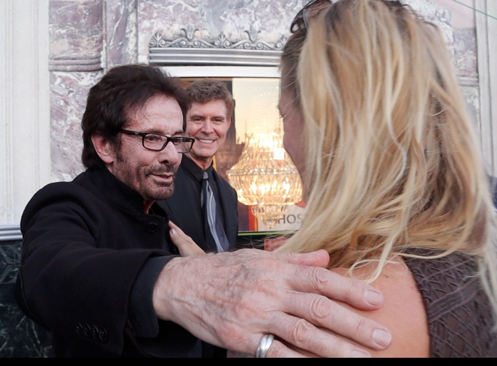 George Chakiris és Vida Virág szerkesztő Hollywoodban a színész 90. születésnapján