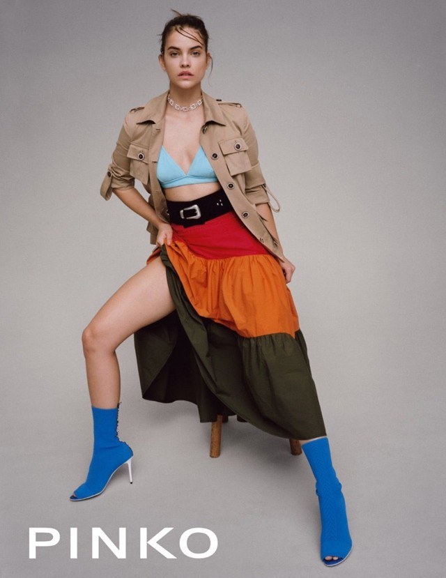 Palvin Barbara a 2018-as tavasz-nyári Pinko reklámban