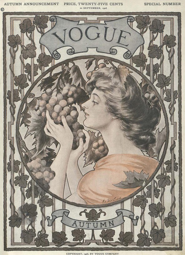 1906-ban a szüret volt a címlap témája.