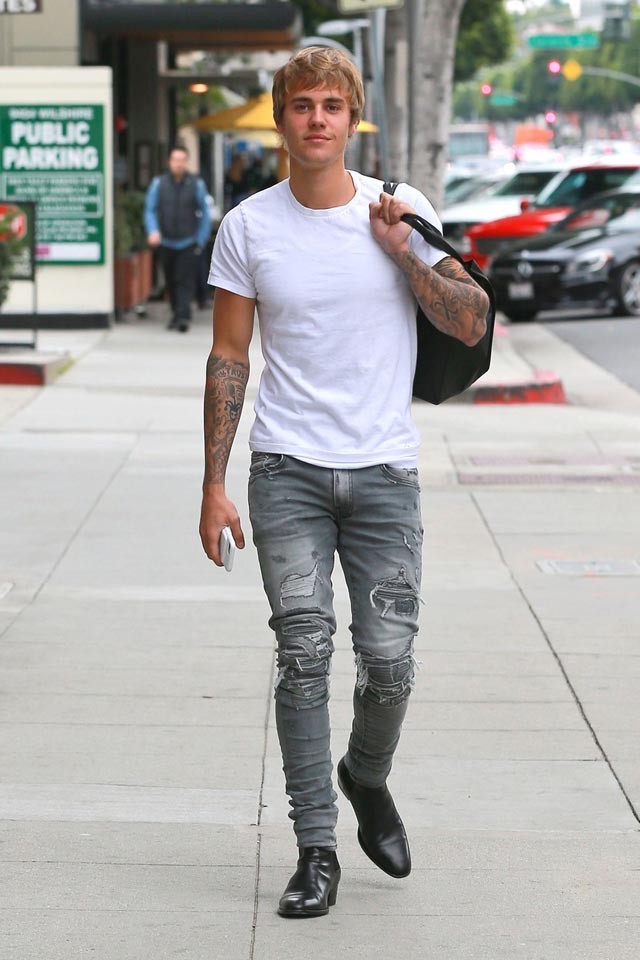 Justin Bieber szoros farmer