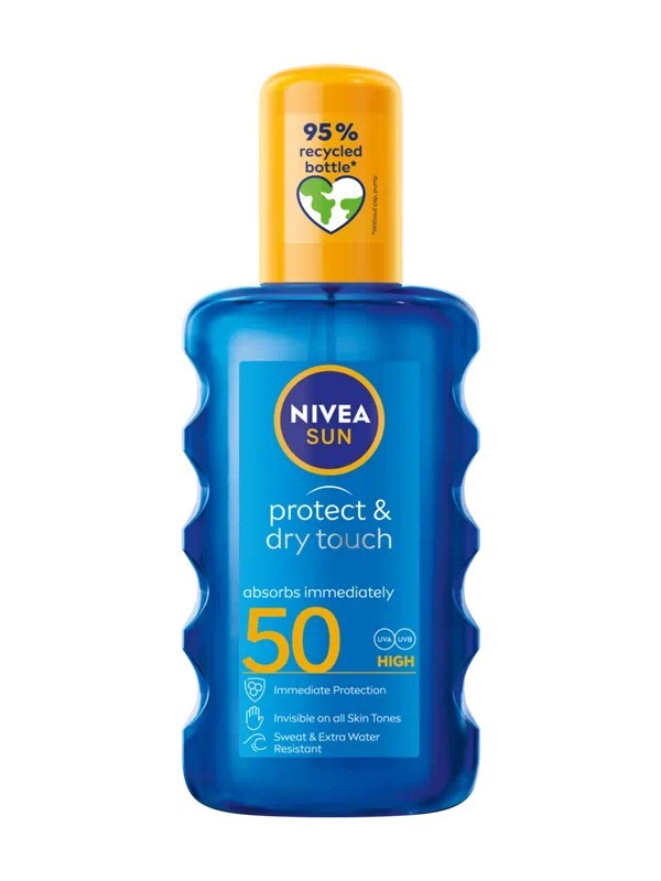 Protect & Dry Touch napozó spray NIVEA 6899 Ft/200 ml (34,49 Ft/1 ml)