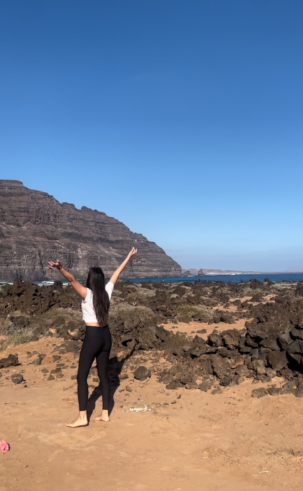 Eke Angéla nagyon élvezte a lakóautózást Lanzaroten