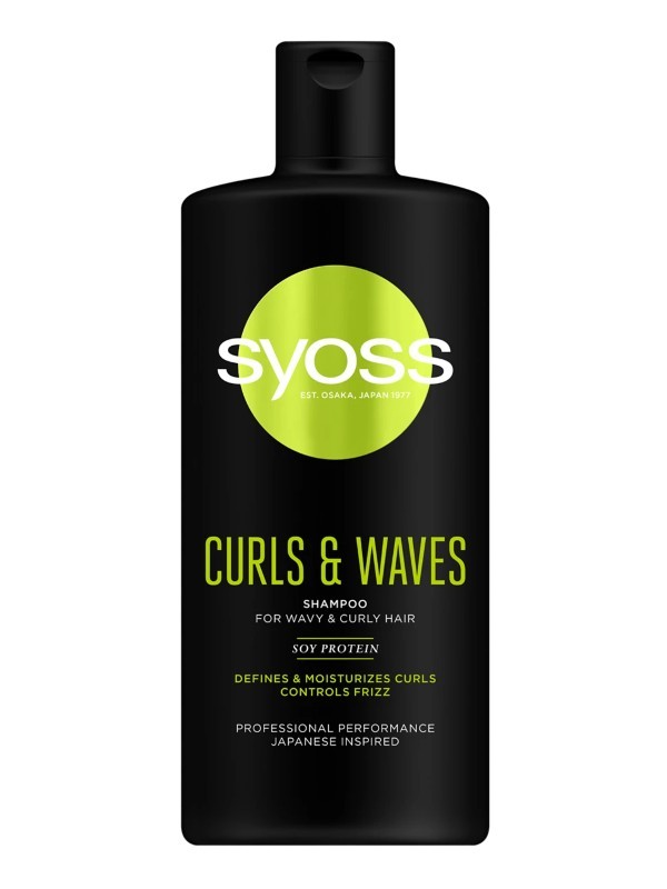 Curls & Waves sampon SYOSS PROFESSIONAL xxxx Ft/500 ml