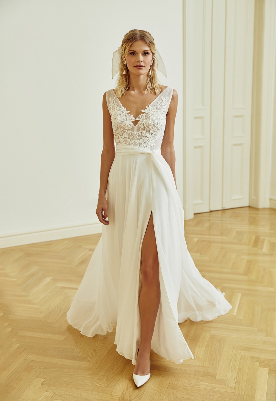 A meseszép menyasszonyi ruhák tervezője, Sármán Nóra a következő szezonra valami igazán különleges álmodott meg