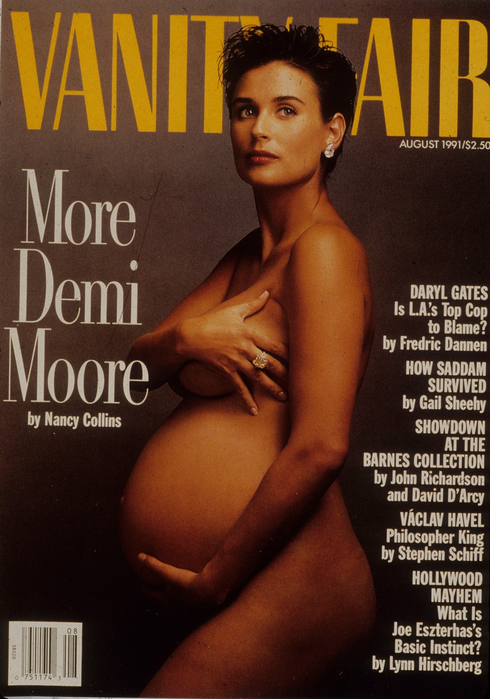 Demi Moore a Vanity Fair címlapján, 1991-ben