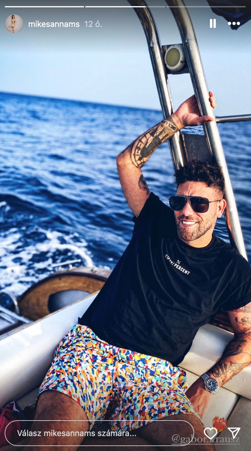 Úgy tűnik, Krausz Gábor még sosem volt ennyire boldog