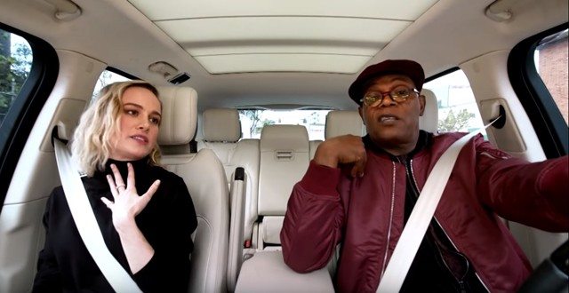Brie Larson és Samuel L. Jackson