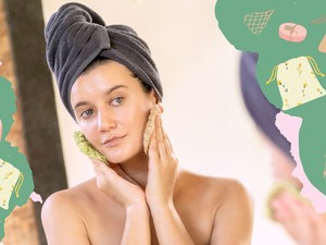 A törölközőből készült vattakorong szuper első lépés egy zöldebb fürdőszoba felé