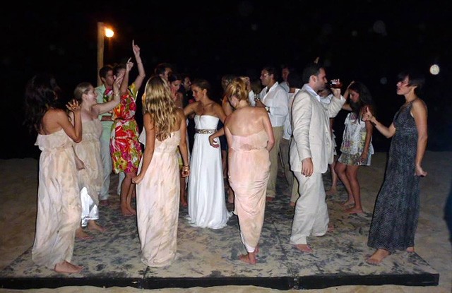 Meghan Markle első lagziján tengerparti buli volt