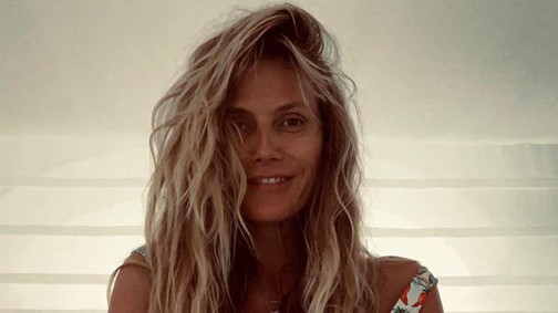 Heidi Klum gigacicivel maxolja ki a nászutat