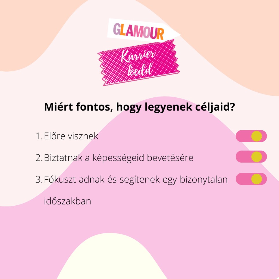 A siker titka, hogy célokat tűzz ki, és folyamatosan mérd is őket