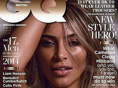 Kim Kardashian levetkőzött a GQ magazinnak