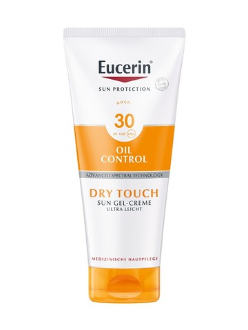 Sun Protection Oil Control napvédő krém EUCERIN 7069 Ft/200 ml (35,34 Ft/1 ml)
