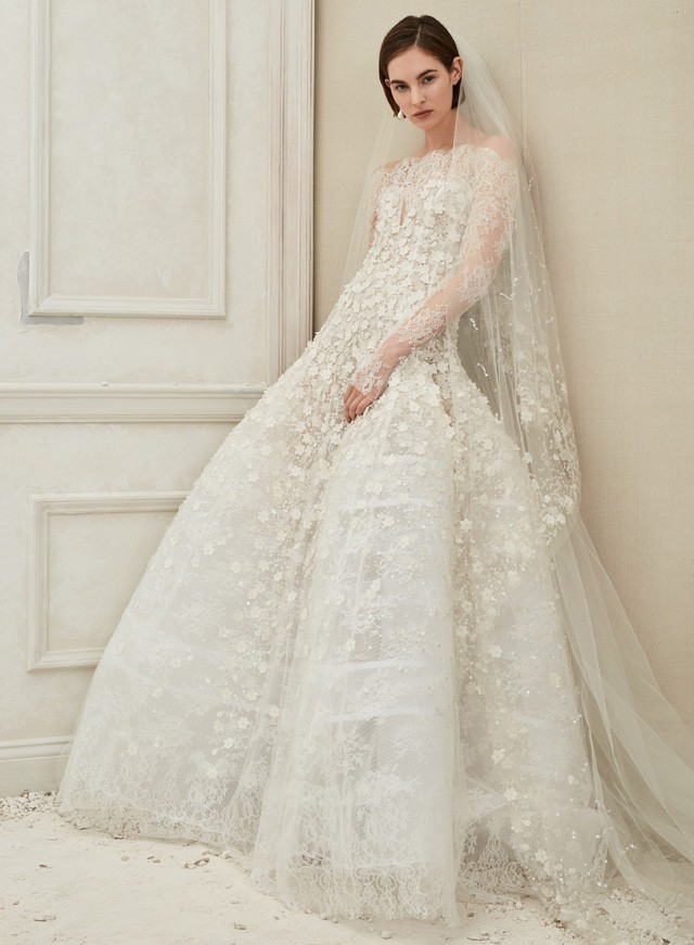 Oscar de la Renta menyasszonyi ruha