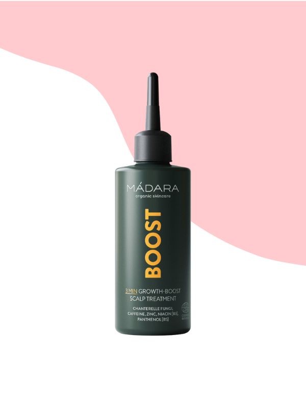 Boost 3 Perces Hajgyökér-erősítő Fejbőr Ápoló MÁDARA 9990 Ft/ 100 ml ( 99,90 Ft/ 1 ml)