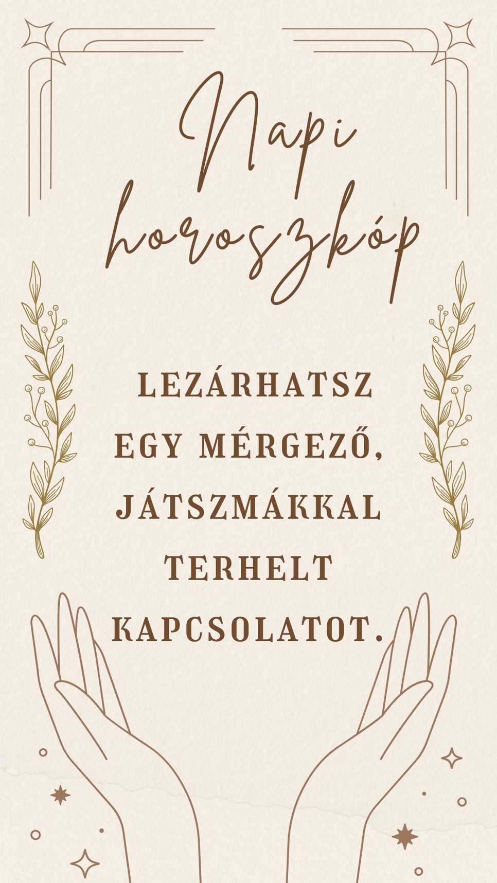 Egy kis emlékeztető a napi horoszkóp szerint 