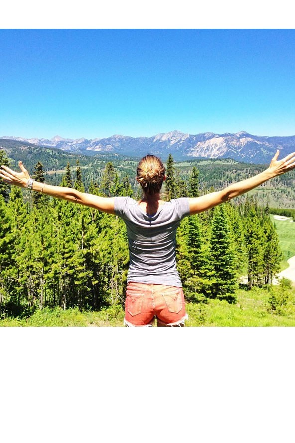 Gisele Bündchen ilyen szép helyen kirándult