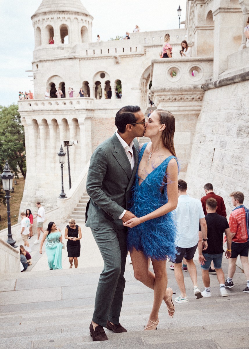 Modern romantika: Axente Vanessa budapesti esküvője maga volt a divatmennyország