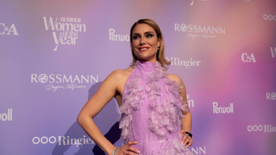 Balogh Edina egy csodaszép Demeter Richard ruhában érkezett a GLAMOUR Women of the Year gálára