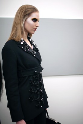 Axente Vanessa a Prada backstage-ében