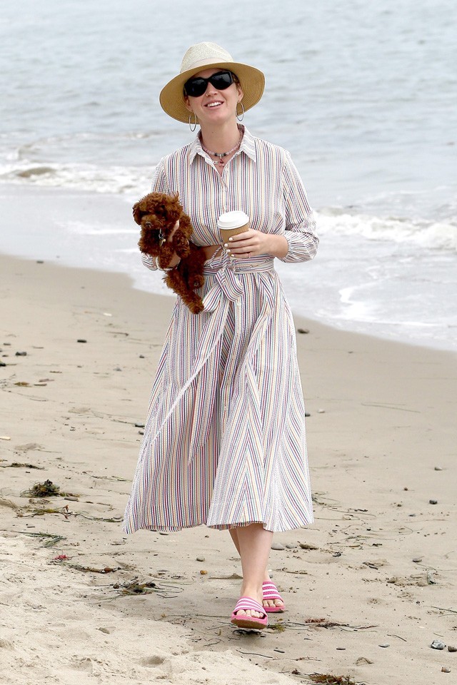 Katy Perry Santa Monica tengerpart