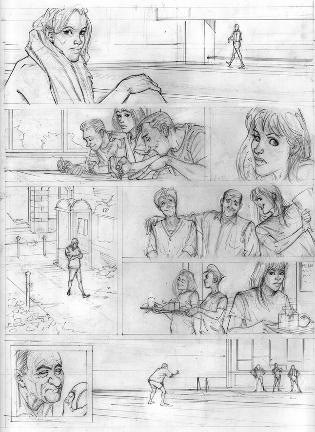 Első fázis: ceruza