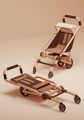 Buzás Levente, Nagy Karola: IKOH. Az IKOH a városi környezetben való babakocsis közlekedésre fókuszál.  A váz kialakítása egyszerű és jól átlátható hozzáférést biztosít, megkönnyítve a kezelhetőséget. Az összecsukási mechanizmus lapra hajtással működik, így a babakocsi kis helyet foglal. A szerkezet könnyű, de stabil, a kerekek kialakítása pedig lehetővé teszi a zökkenőmentes mozgást különböző városi terepeken