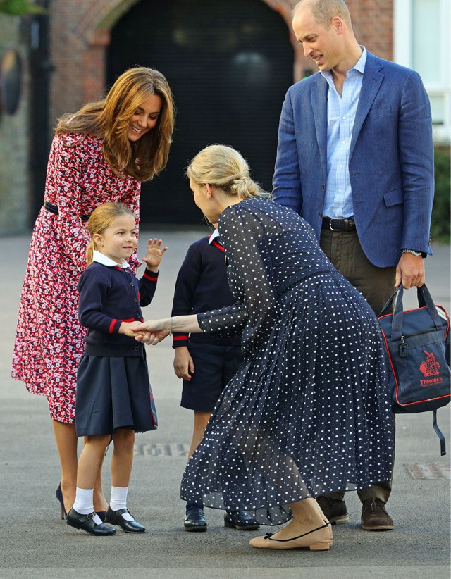 György herceg és Sarolta hercegnő a legcukibbak a suli első napján