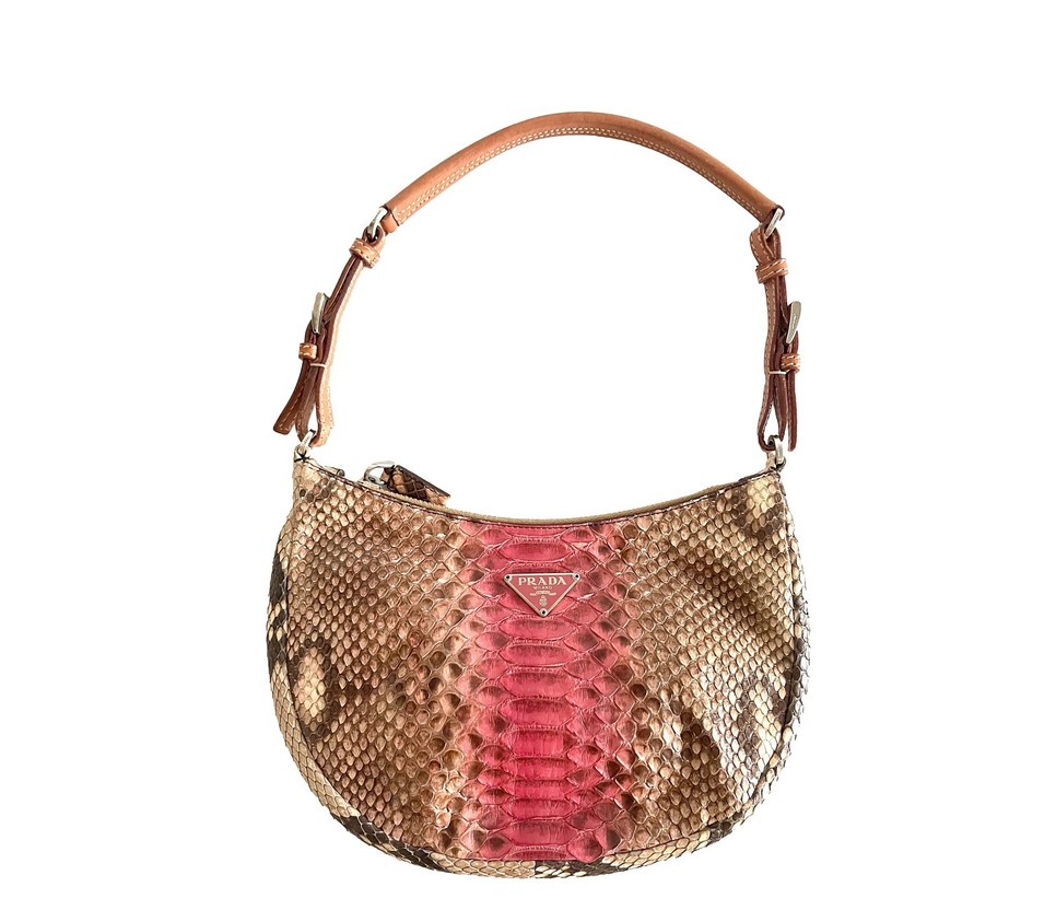 Prada Pink Snakeskin Mini