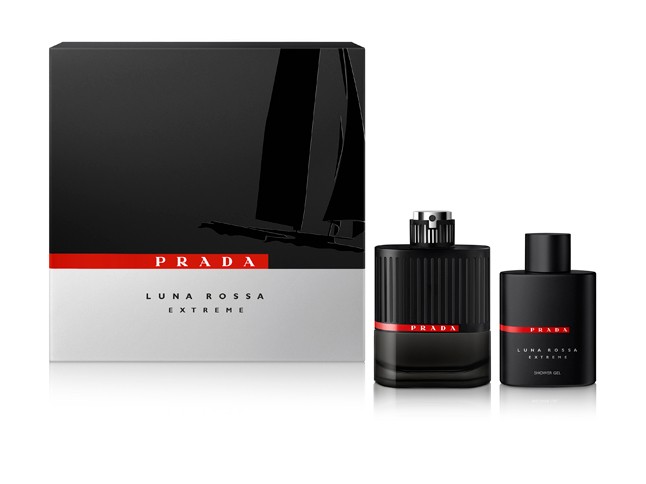 Luna Rossa Extreme szett PRADA 20900 Ft. Tartalma: Luna Rossa Extreme parfüm edp 50ml és tusfürdő 100ml
