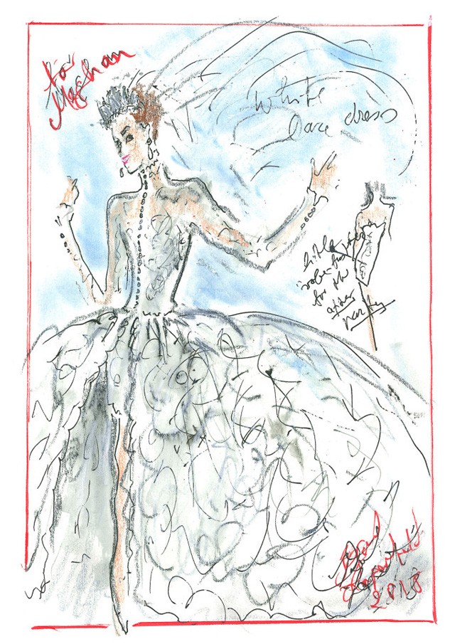 A divattervezők megálmodták Meghan Markle esküvői ruháját, íme az eredmények