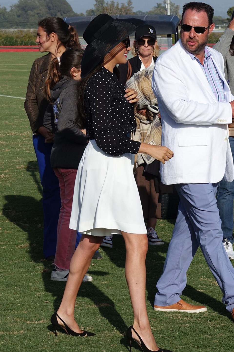  Meghan Markle Harry herceg lovaspóló meccsén szurkolt