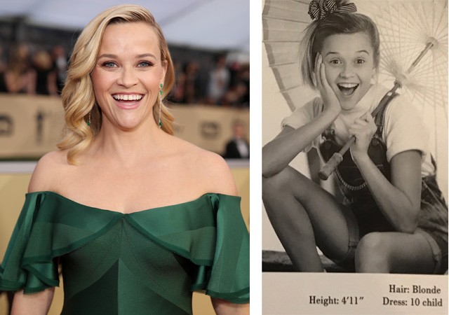 Reese Witherspoon 10 évesen és 42 évesen