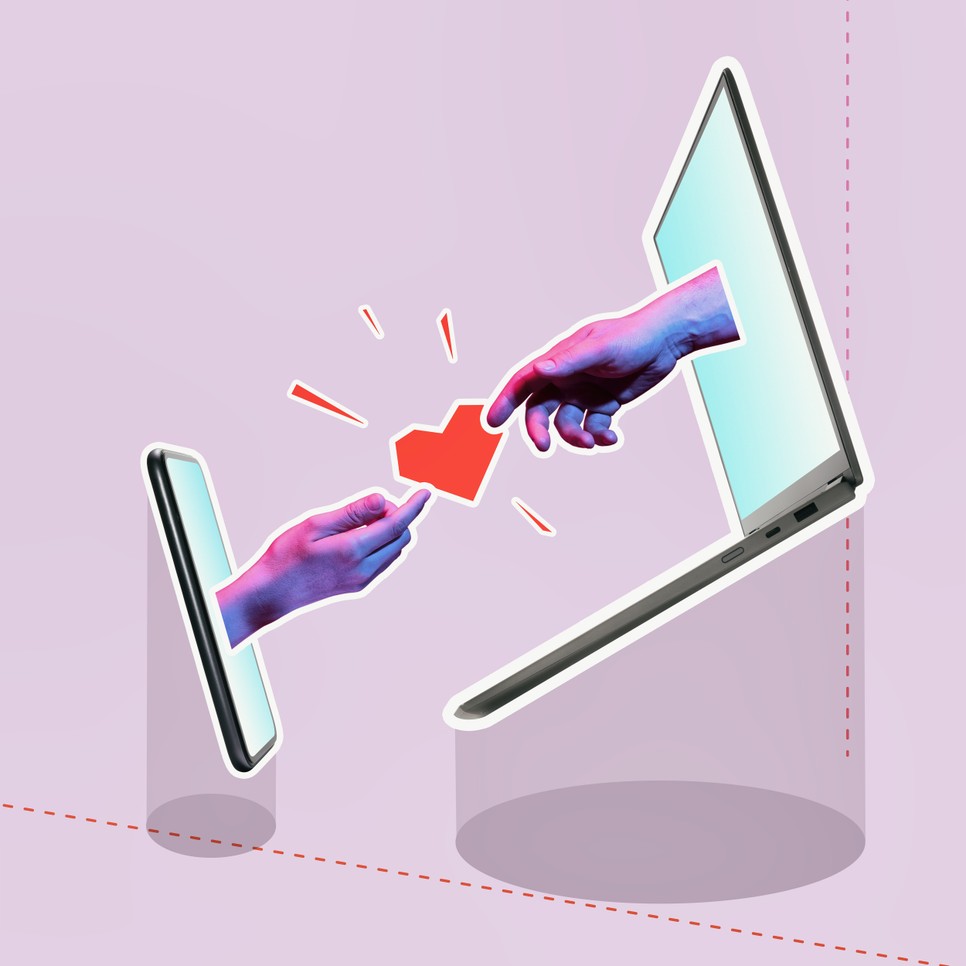 Az első lépés olyan volt, mint egy regisztráció egy társkereső oldalon - csak utána sosem találkoztunk személyesen