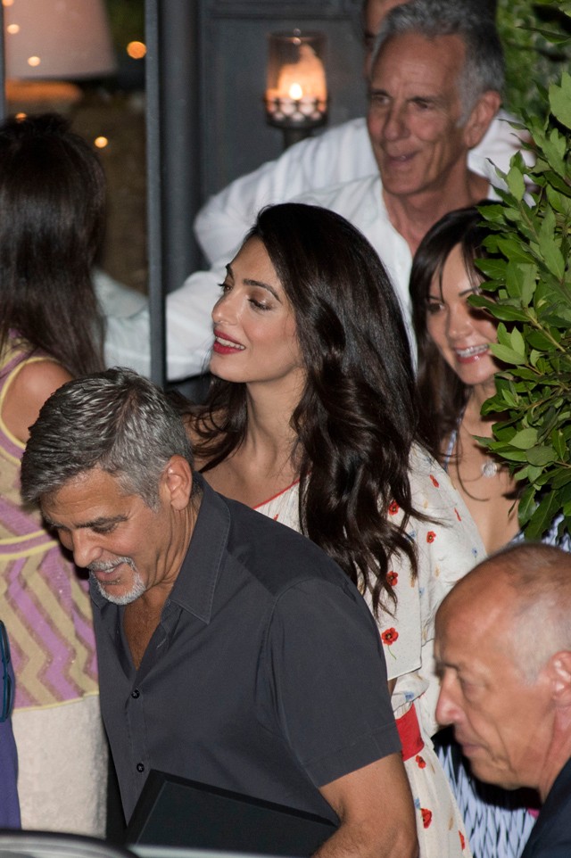 Amal Clooney George Clooney Cernobbio