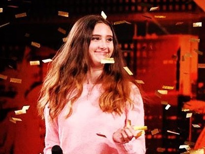 Heidi Klum is megnyomta az aranygombot az America`s Got Talentben, és ez nem is véletlen