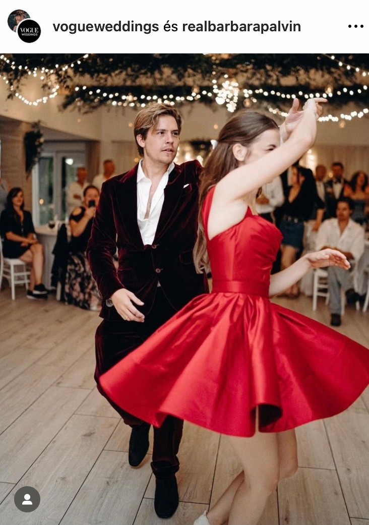 Palvin Barbara menyecskeruháját Merő Péter tervezte - kell ennél jobb pr a magyar divatnak?