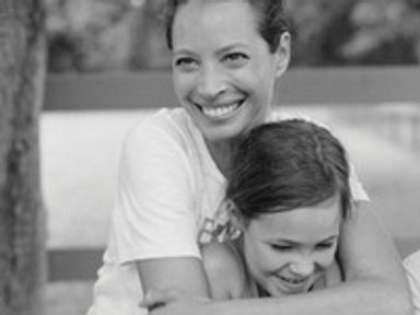 Kislányával pózol a szupermodell