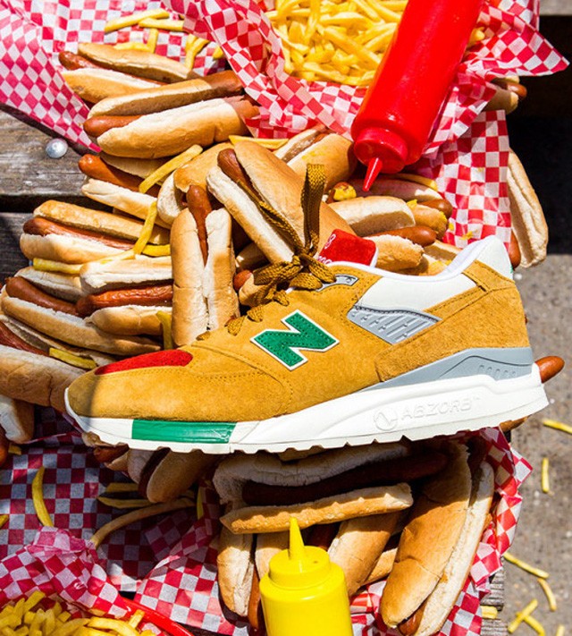 New Balance és J. Crew hot-dog cipő
