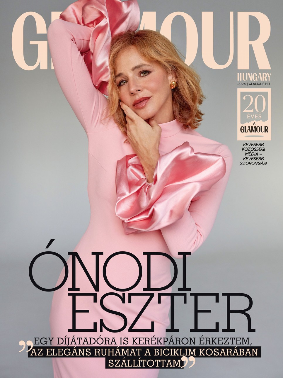 Ónodi Eszter GLAMOUR 20 digitális címlap