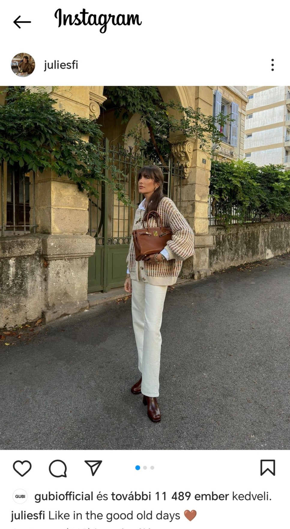 Julie Sergent Ferreri megjelenése egy az egyben másolható