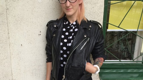 Bőrdzsekiben búcsúzik Zsanett