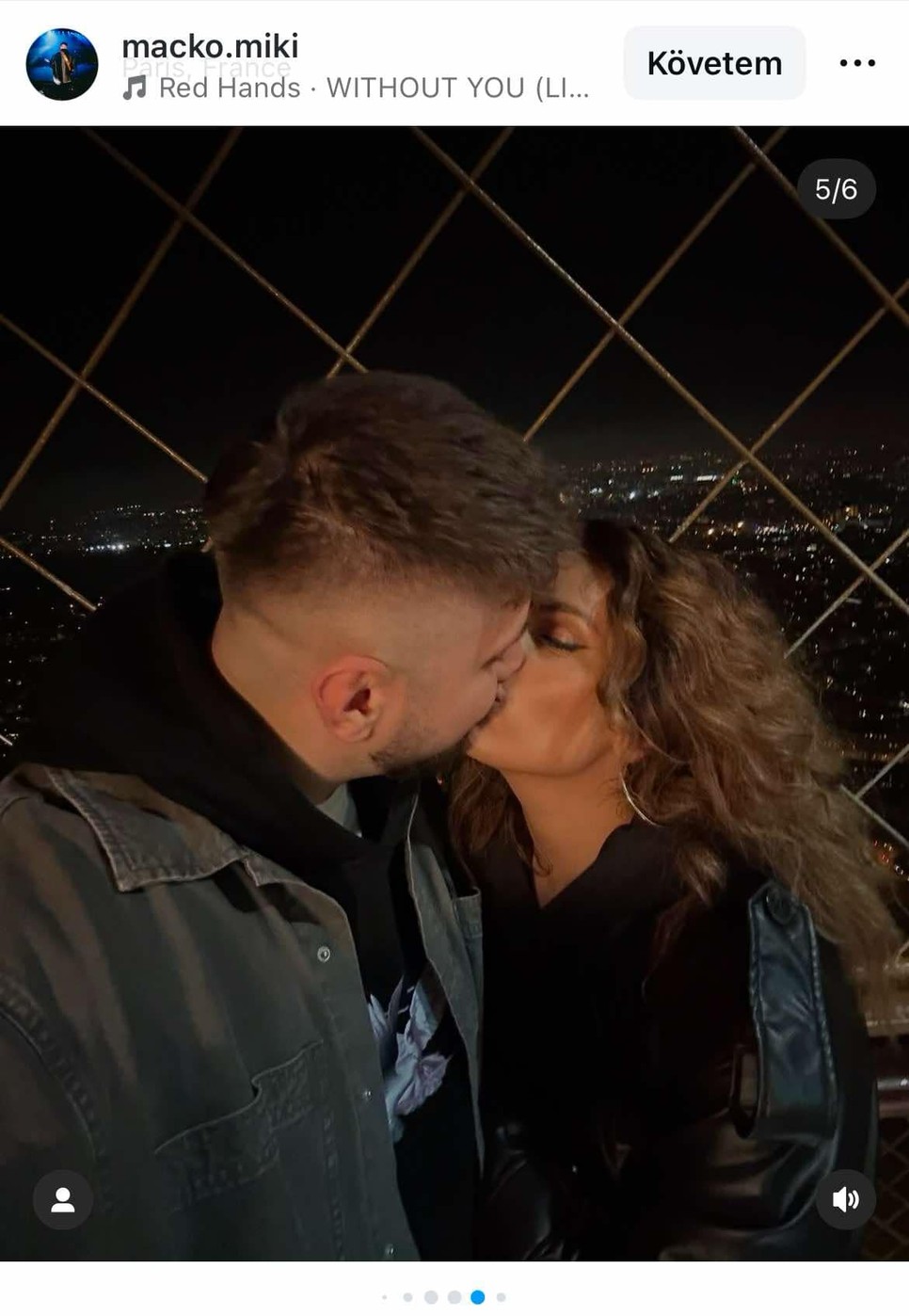 Mackó Miki és Radics Gigi fotója nem is lehetne romantikusabb