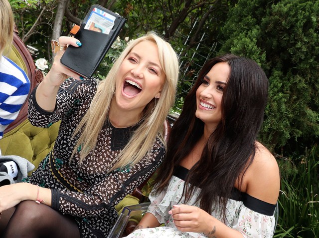 Kate Hudson Demi Lovato Fabletics