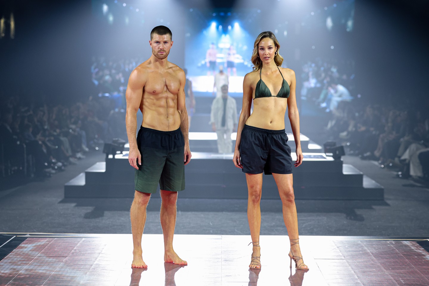  Az IUMAN márka nagyszabásűú divatshowja, amin bemutatták az új férfi fehérneműket és fürdőruhákat