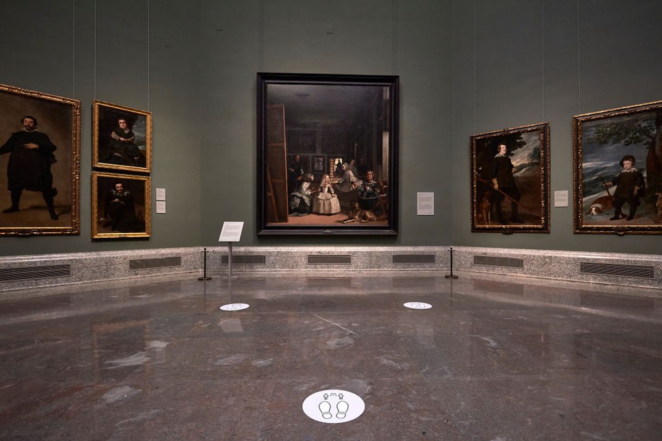 Diégo Velazquez Las Meninas című festménye a Prado múzeumban egy igazi turistamágnes