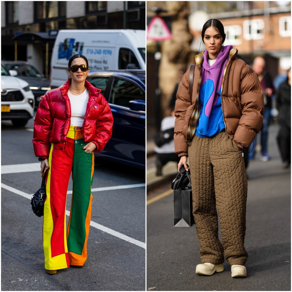 Igazán feltűnő darabok képviseltetik magukat a pufikabát trendben
