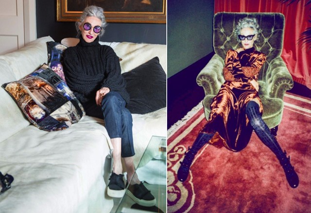 stílusos öregek, 50 feletti modellek, iris apfel, suzí menkes, baddie winkle