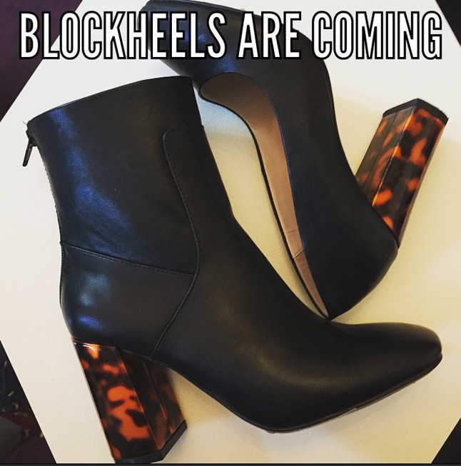 A cipők sarka kényelmes lesz és izgalmas!